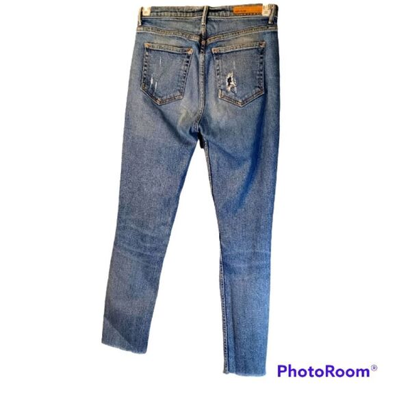GRLFRND Karolina Button Fly Distressed Skinny Jeans sz 28 - Picture 2 of 8